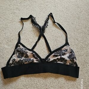 Elegant Black Lace Bralette